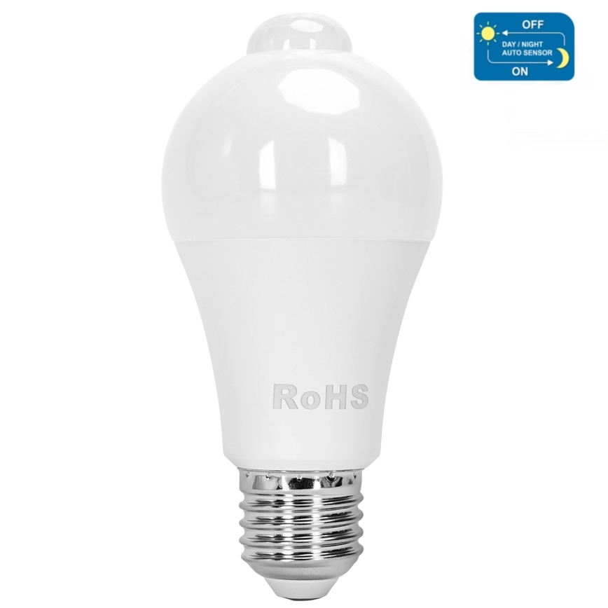 LED Žarnica s senzorjem gibanja in mraka A60 E27/12W/230V 3000K - Aigostar