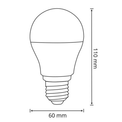 LED Žarnica s senzorjem gibanja in mraka A60 E27/8W/230V 3000K