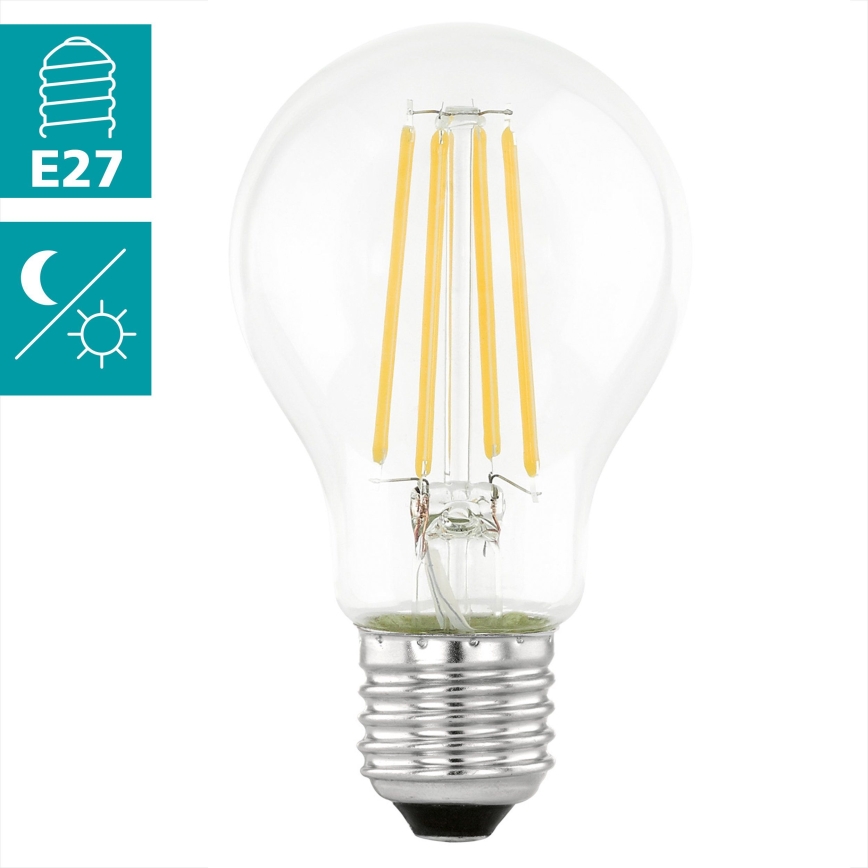 LED žarnica s senzorjem mraka VINTAGE A60 E27/6W/230V 3000K - Eglo 11886