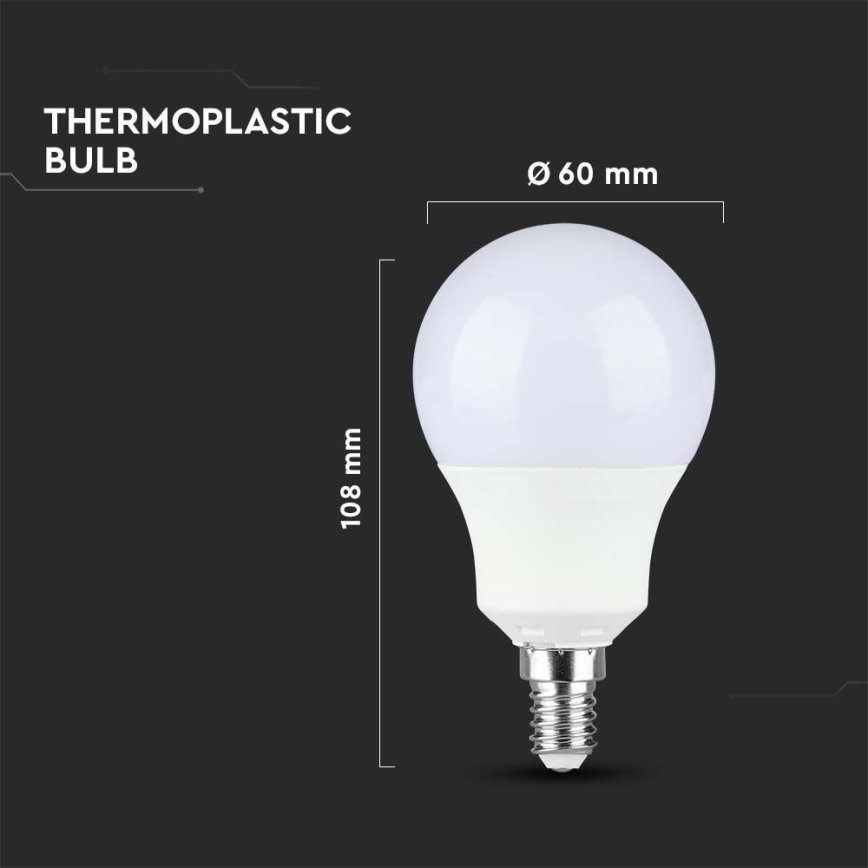 LED Žarnica SAMSUNG CHIP A60 E14/8,5W/230V 4000K