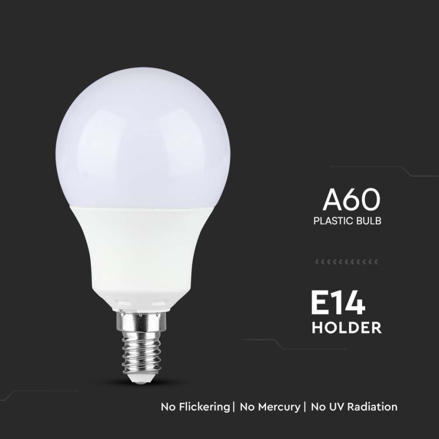 LED Žarnica SAMSUNG CHIP A60 E14/8,5W/230V 6500K