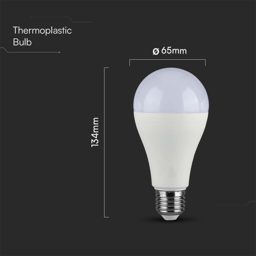 LED Žarnica SAMSUNG CHIP A65 E27/17W/230V 3000K