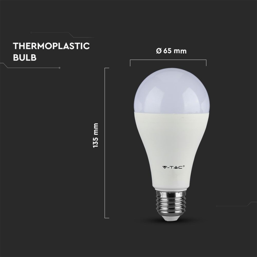 LED Žarnica SAMSUNG CHIP A65 E27/8,5W/230V 3000K
