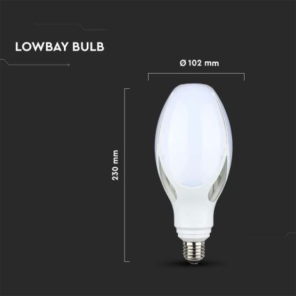 LED Žarnica SAMSUNG CHIP E27/36W/230V 6500K