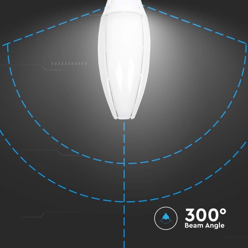 LED Žarnica SAMSUNG CHIP E40/60W/230V 4000K