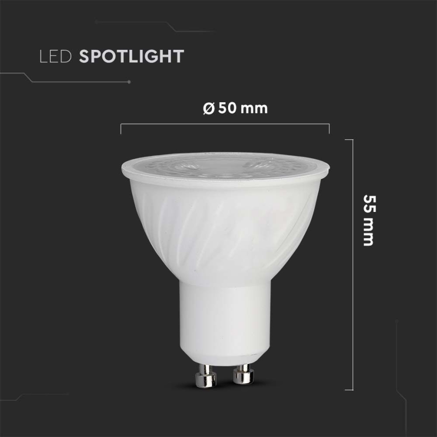 LED Žarnica SAMSUNG CHIP GU10/6W/230V 3000K