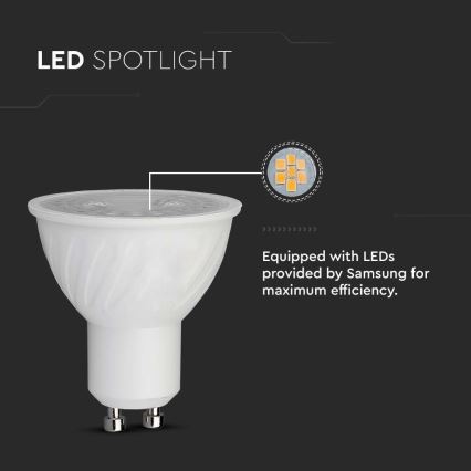 LED Žarnica SAMSUNG CHIP GU10/6W/230V 4000K