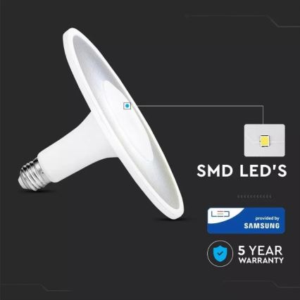 LED Žarnica SAMSUNG CHIP UFO E27/11W/230V 120° 3000K