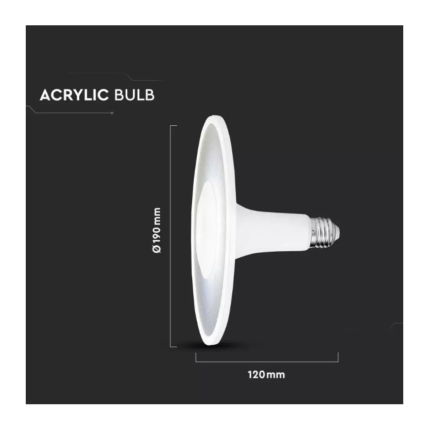 LED Žarnica SAMSUNG CHIP UFO E27/11W/230V 120° 4000K