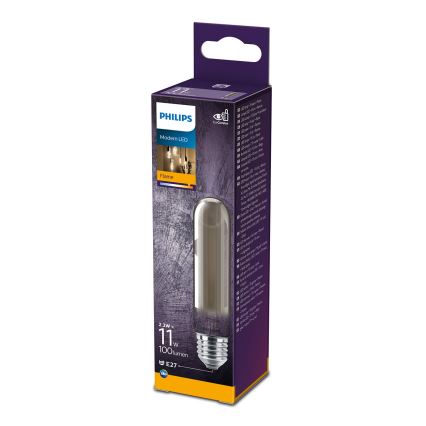 LED Žarnica SMOKY VINTAGE Philips T32 E27/2,3W/230V 1800K