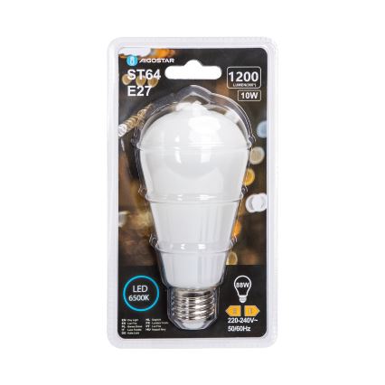 LED žarnica ST64 E27/10W/230V 320° 6500K - Aigostar