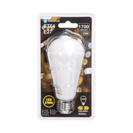 LED žarnica ST64 E27/15W/230V 320° 2700K - Aigostar