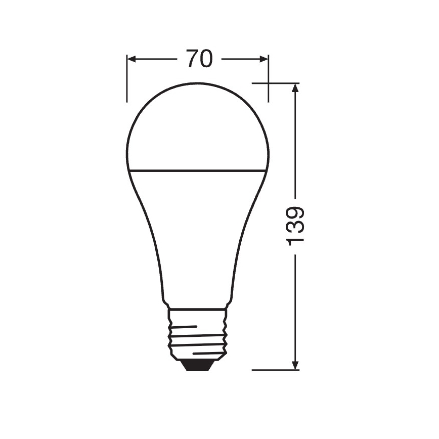 LED žarnica STAR E27/19W/230V 6500K - Osram