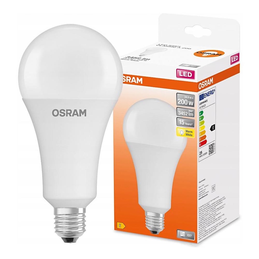 LED Žarnica STAR E27/24,9W/230V 2700K - Osram