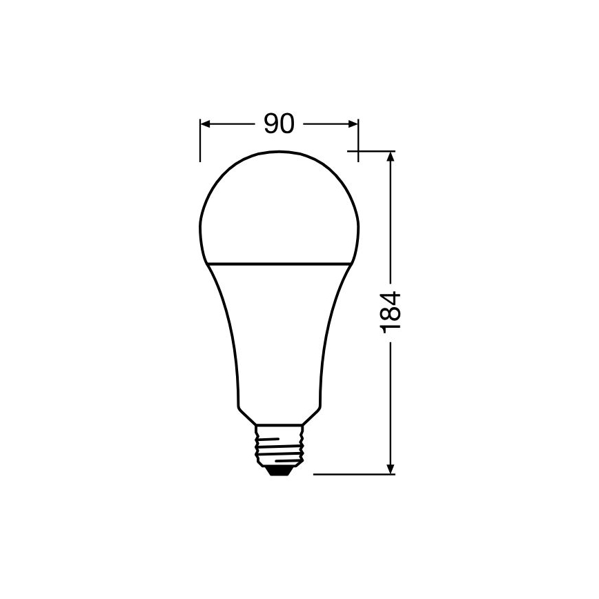 LED Žarnica STAR E27/24,9W/230V 2700K - Osram