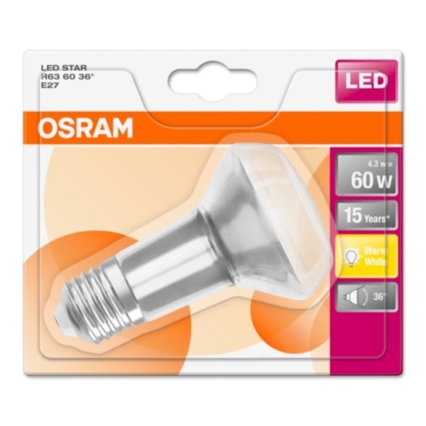 LED Žarnica STAR E27/4,3W/230V 2700K - Osram