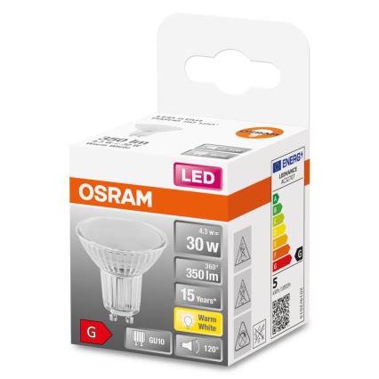 LED Žarnica STAR PAR16 GU10/4,3W/230V 2700K 120° - Osram
