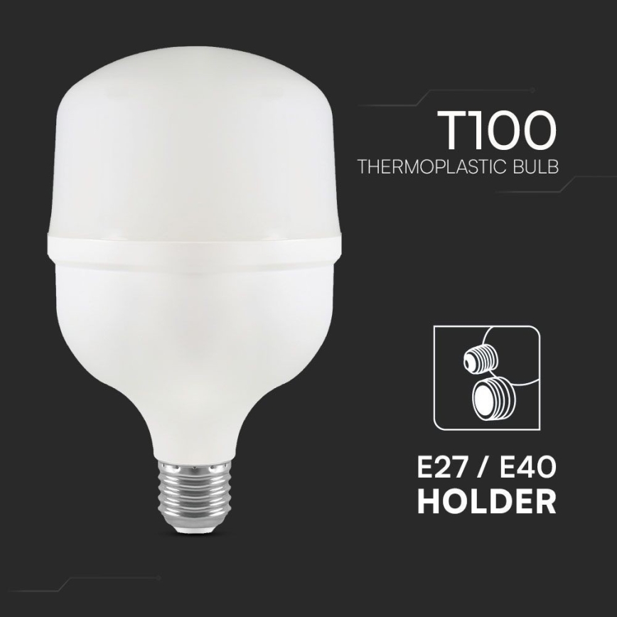LED žarnica T100 E40 E27/30W/230V 6500K