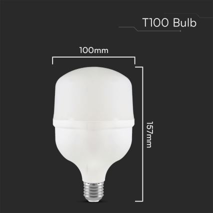 LED žarnica T100 E40 E27/30W/230V 6500K