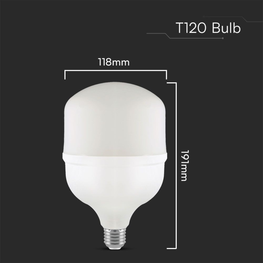 LED žarnica T120 E27/40W/230V 4000K