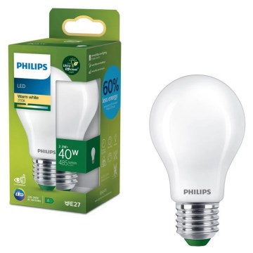LED Žarnica ULTRAEFFICIENT Philips A60 E27/2,3W/230V 2700K