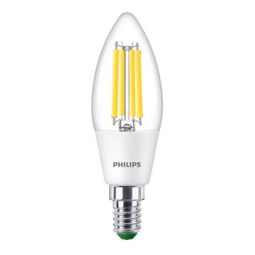 LED žarnica ULTRAEFFICIENT VINTAGE Philips B35 E14/2,3W/230V 4000K
