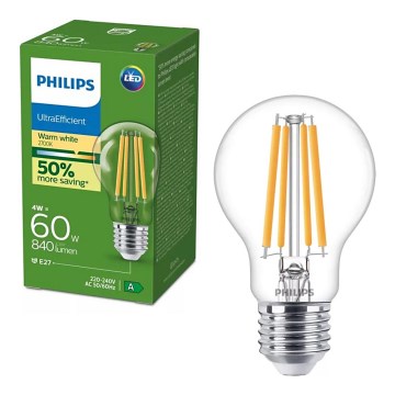 LED žarnica ULTRAEFFICIENT VINTAGE Philips E27/4W/230V 2700K