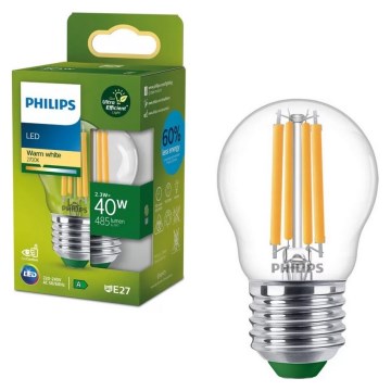 LED žarnica ULTRAEFFICIENT VINTAGE Philips P45 E27/2,3W/230V 2700K
