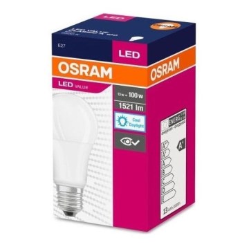 LED Žarnica VALUE A60 E27/13W/230V 4000K - Osram