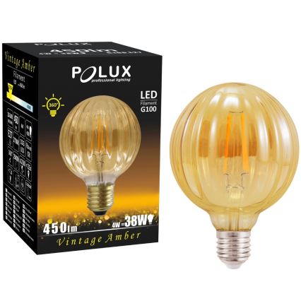 LED Žarnica VINTAGE AMBER E27/4W/230V G100 2700K