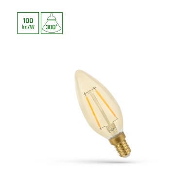 LED Žarnica VINTAGE C35 E14/5W/230V 2400K