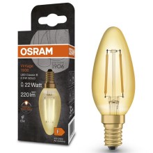 LED Žarnica VINTAGE E14/2,5W/230V 2400K - Osram