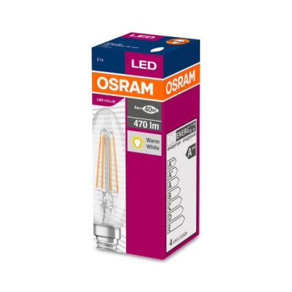 LED Žarnica VINTAGE E14/4W/230V 2700K - Osram