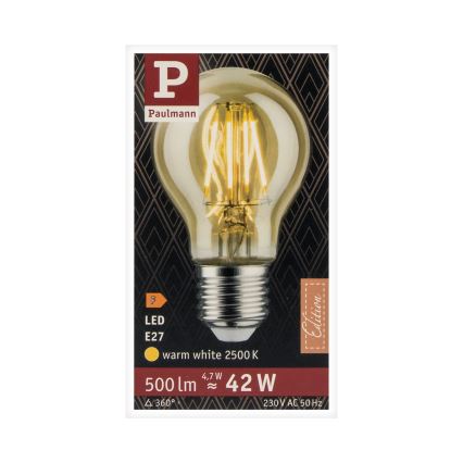 LED Žarnica VINTAGE E27/4,7W 2500K - Paulmann 28714