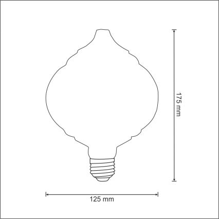 LED Žarnica VINTAGE E27/4W/230V 2700K