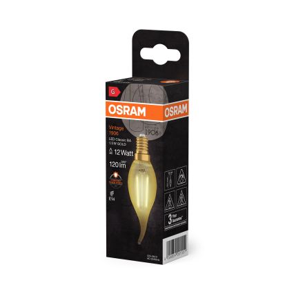 LED žarnica VINTAGE FILAMENT E14/1,5W/230V 2400K - Osram
