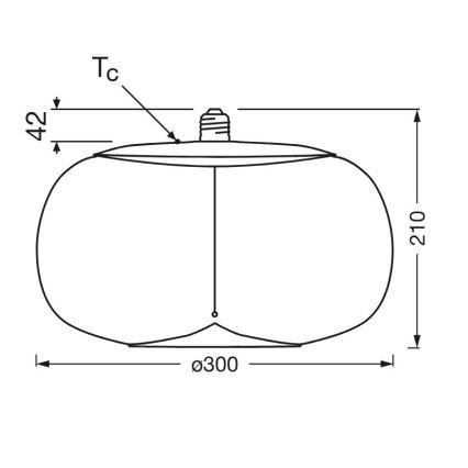 LED Žarnica VINTAGE FILAMENT E27/2,5W/230V 2700K - Osram