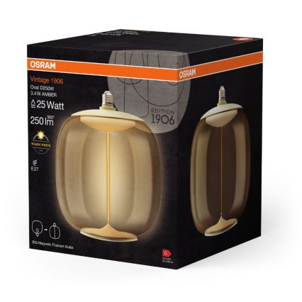 LED Žarnica VINTAGE FILAMENT E27/3,4W/230V 2700K - Osram