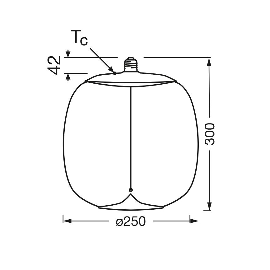 LED Žarnica VINTAGE FILAMENT E27/3,4W/230V 2700K - Osram