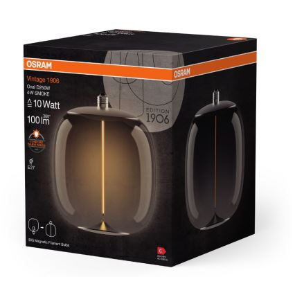 LED Žarnica VINTAGE FILAMENT E27/4W/230V 2700K dimna - Osram