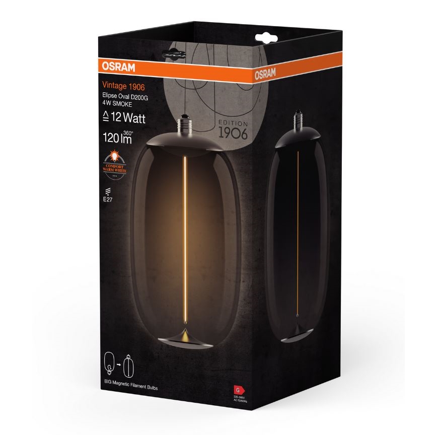 LED Žarnica VINTAGE FILAMENT E27/4W/230V 2700K dimna - Osram