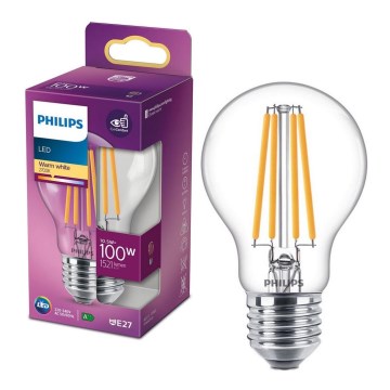 LED Žarnica VINTAGE Philips A60 E27/10,5W/230V 2700K