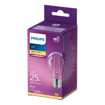 LED žarnica VINTAGE Philips A60 E27/2,2W/230V 2700K