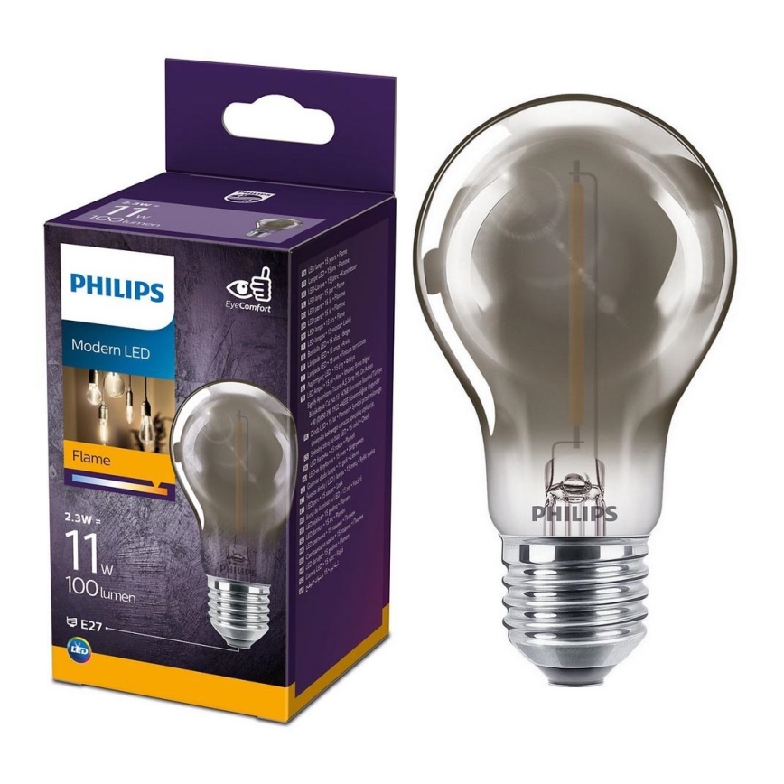 LED Žarnica VINTAGE Philips A60 E27/2,3W/230V 1800K