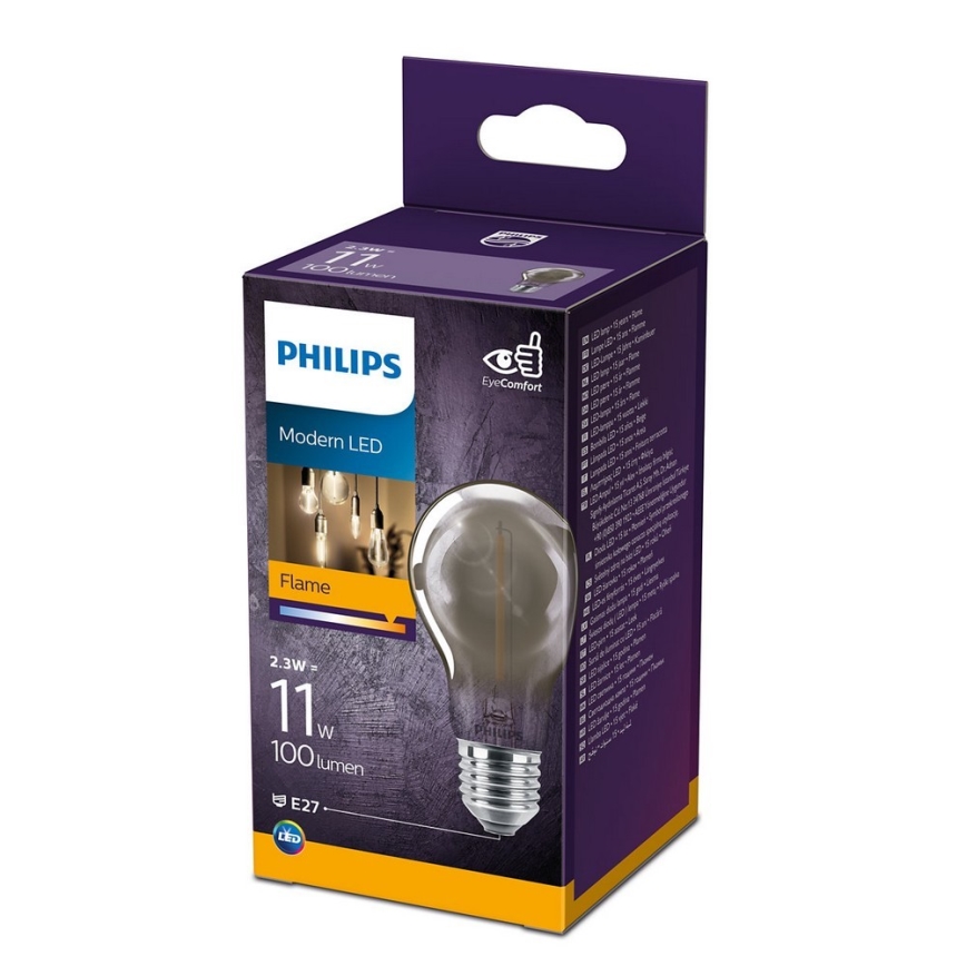 LED Žarnica VINTAGE Philips A60 E27/2,3W/230V 1800K