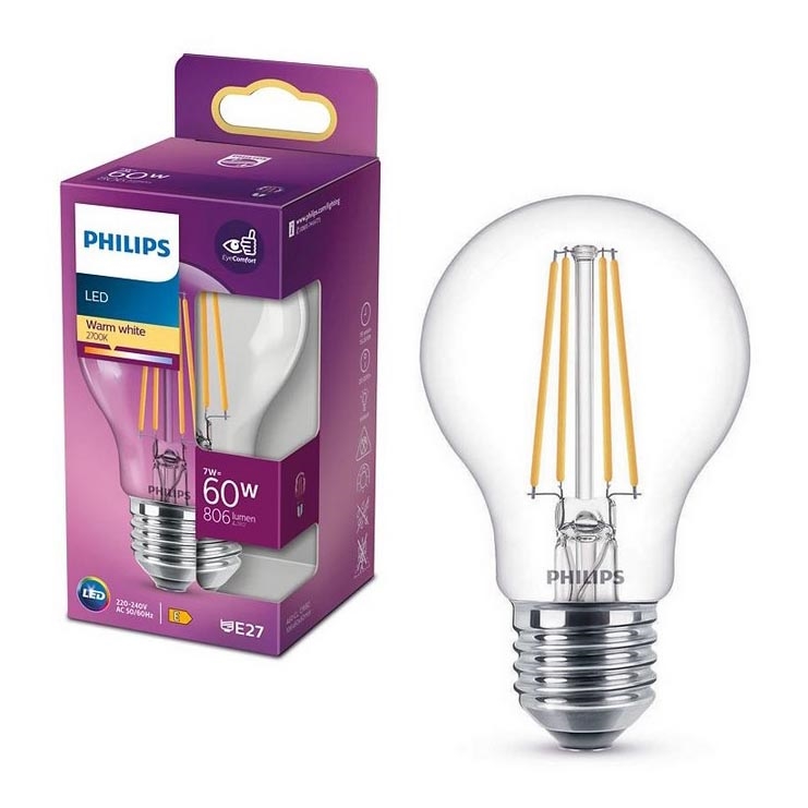 LED Žarnica VINTAGE Philips A60 E27/7W/230V 2700K