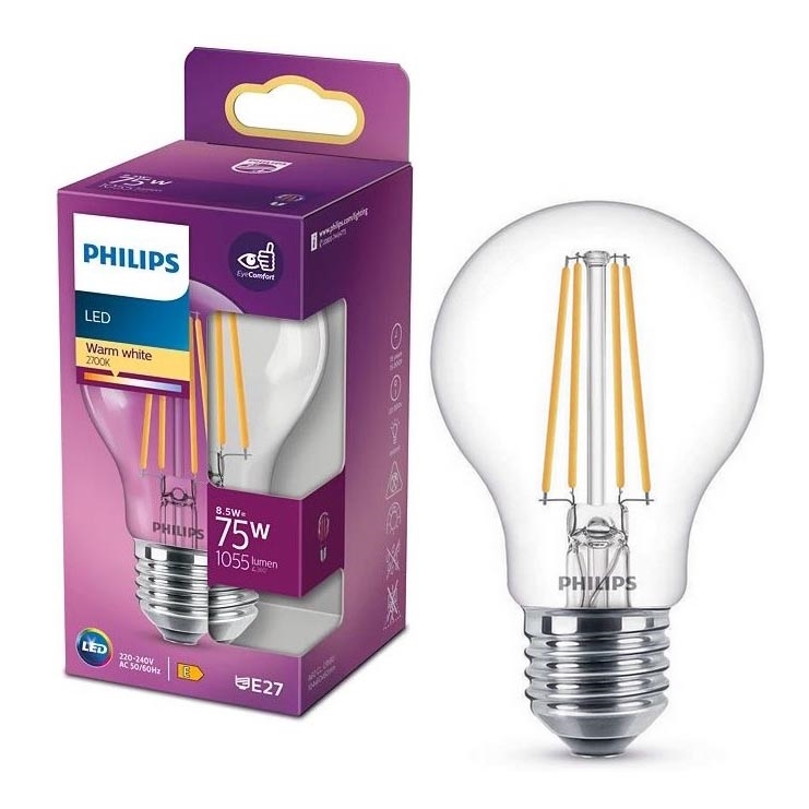 LED Žarnica VINTAGE Philips A60 E27/8,5W/230V 2700K