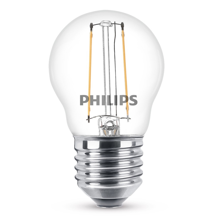 LED Žarnica VINTAGE Philips P45 E27/2W/230V 2700K