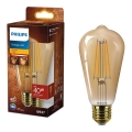 LED Žarnica VINTAGE Philips ST64 E27/7W/230V 1800K