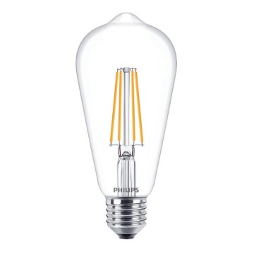 LED Žarnica VINTAGE Philips ST64 E27/7W/230V 2700K